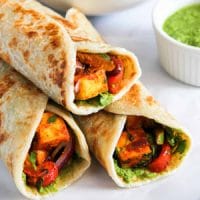Chilli Paneer Wrap