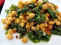 Crackling Spinach Corn