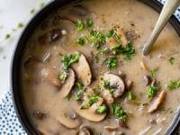 Cream Mushroom Soup (Veg)