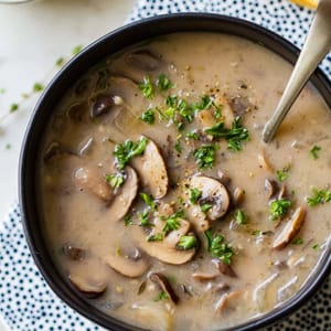 Cream Mushroom Soup (Veg)