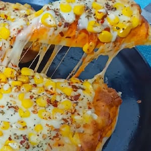 Golden Corn & Cheese Pizza