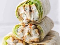 Grilled Cottage Chicken Wrap