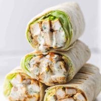 Grilled Cottage Chicken Wrap
