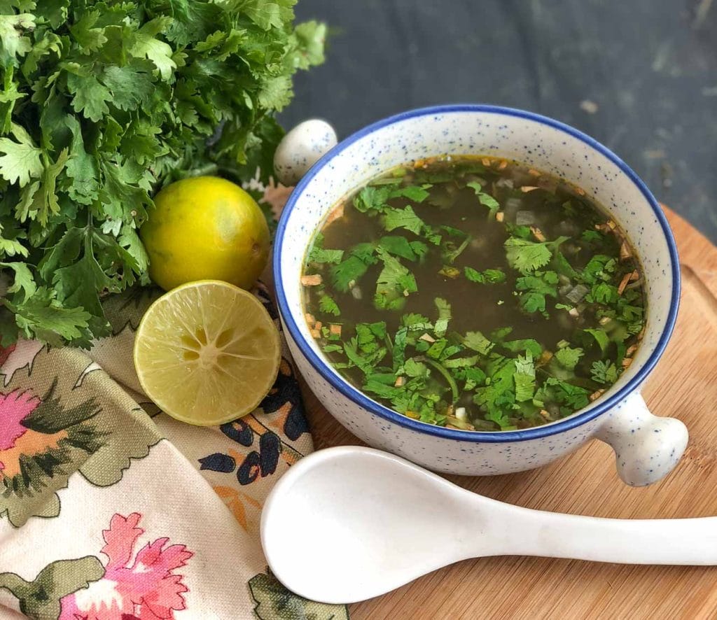Lemon Coriander Soup (Veg)