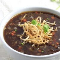 Manchow Soup (Veg)