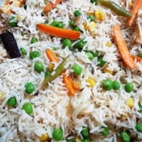 Veg Pulao (Peas Pulao)