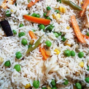 Veg Pulao (Peas Pulao)